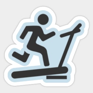 Treadmill Tee Sticker